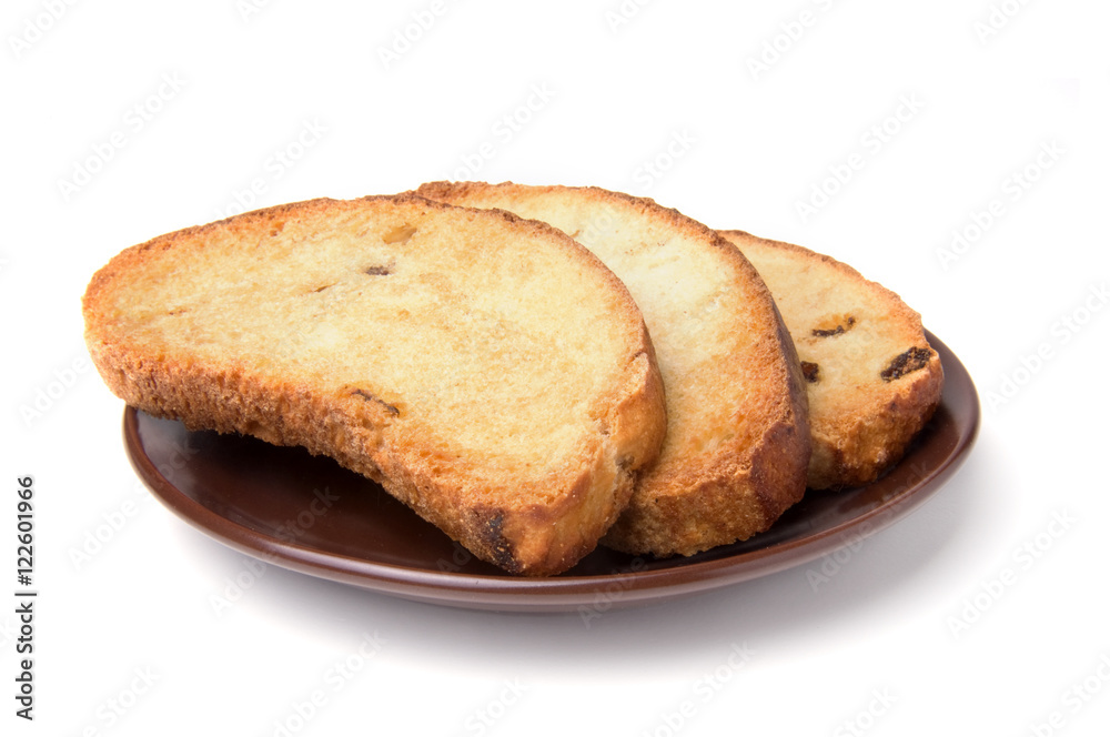 rusks with raisins