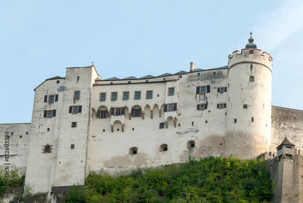 Main portion of the mighty 1077 era Salzburg Castle
