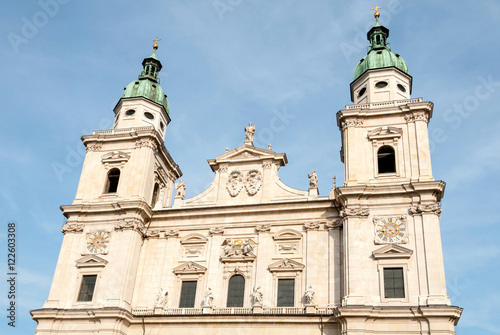 Facade of the 774 Era Salzburg Cathedral (Salzburger Dom) © starryvoyage