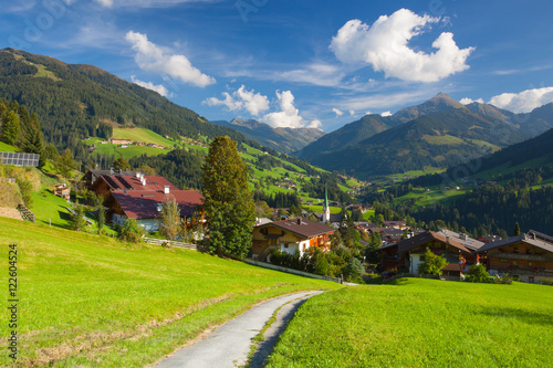 The alpine village of Alpbach and the Alpbachtal  Austria.