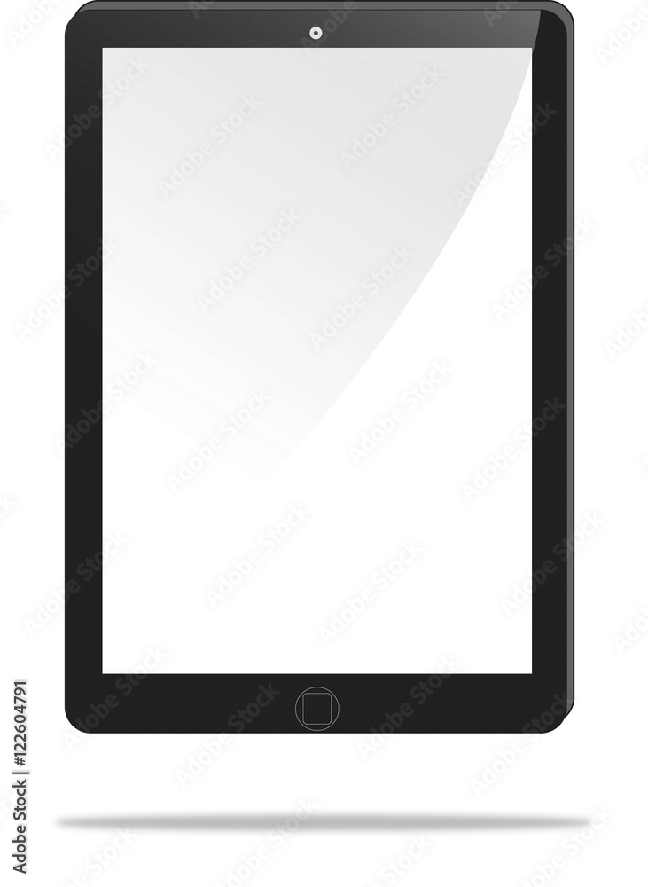 Vector computer tablet Vector computer tablet