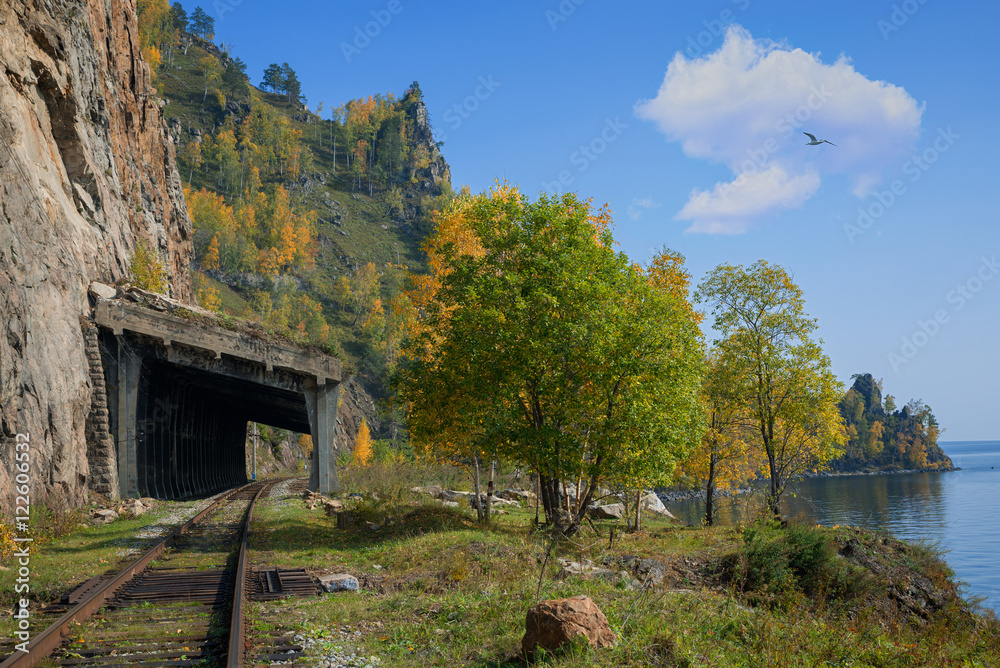 Autumn on Circum-Baikal Railway Autumn on Circum-Baikal Railway
