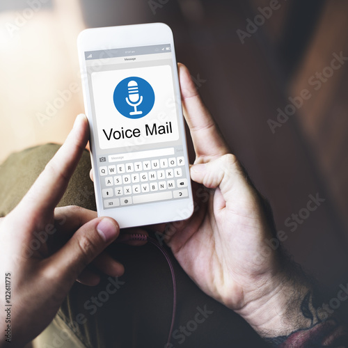 Foto Voice Mail Message Notification Communication Concept