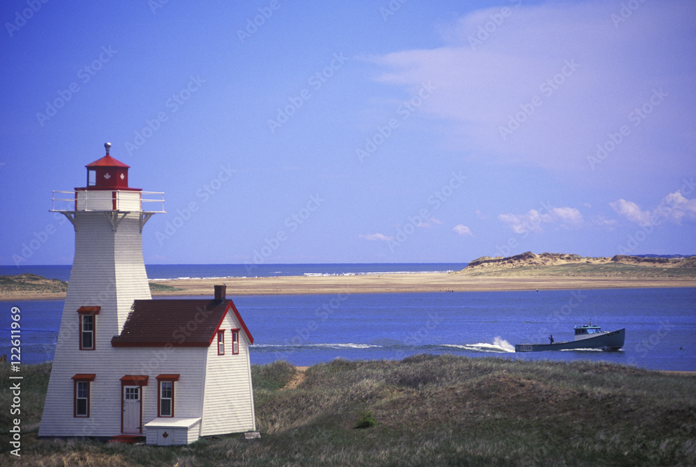 Tryon Lighthouse, Cavendish Beach, Prince Edward Island, Canada. Tryon Lighthouse, Cavendish Beach, Prince Edward Island, Canada.