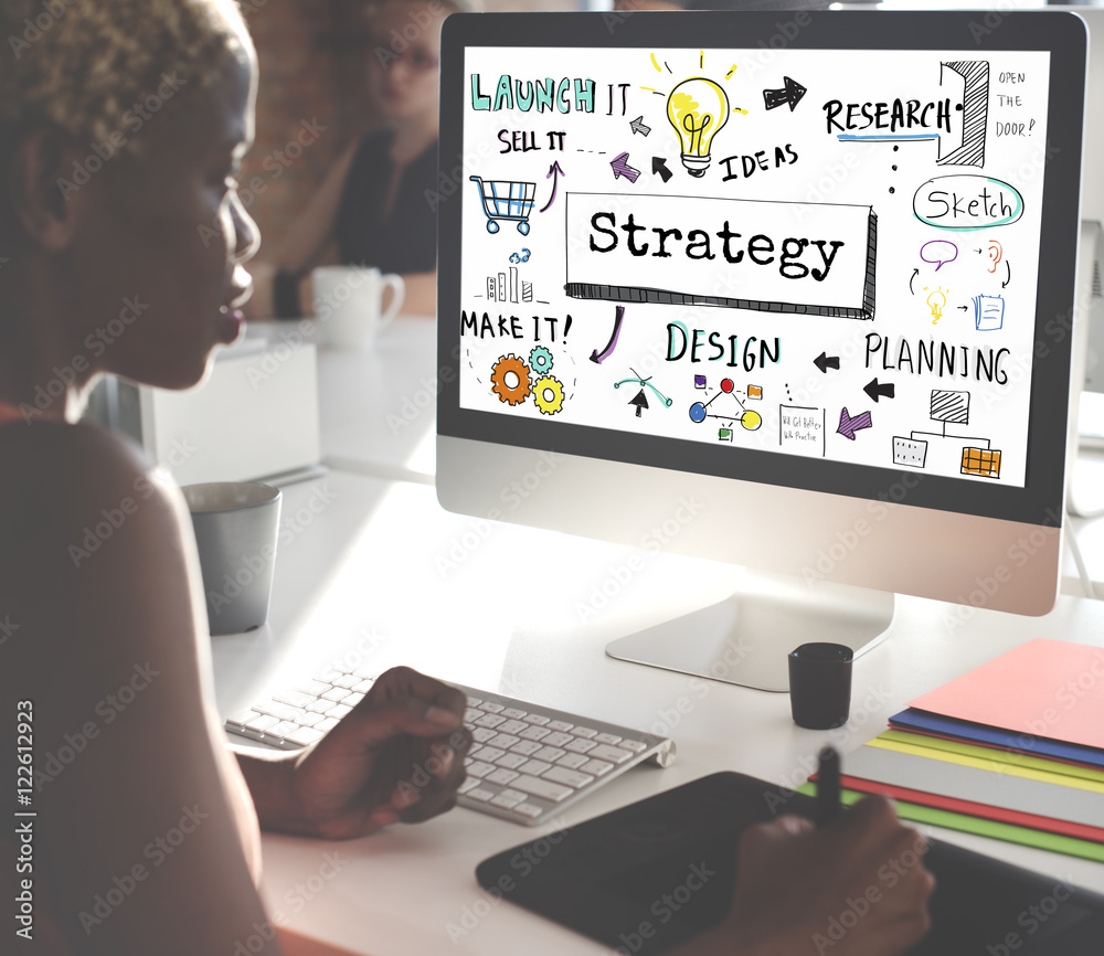 Method Strategy Business Workflow Progress Concept