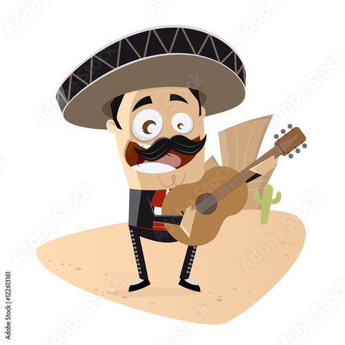 clipart of a mexican mariachi singer