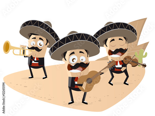mexican mariachi band clipart