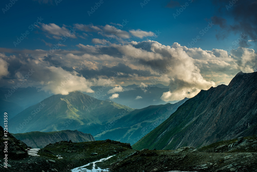 Great view of mountains, Grossglockner.