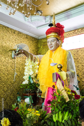 Принти на полотні Nat Bo Bo Gyi,Instant god famous in Yangon,Myanmar