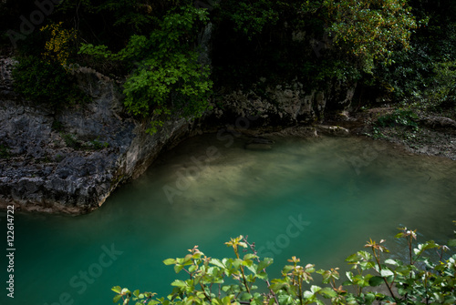 Mirna river in Kotli  Istra  Croatia