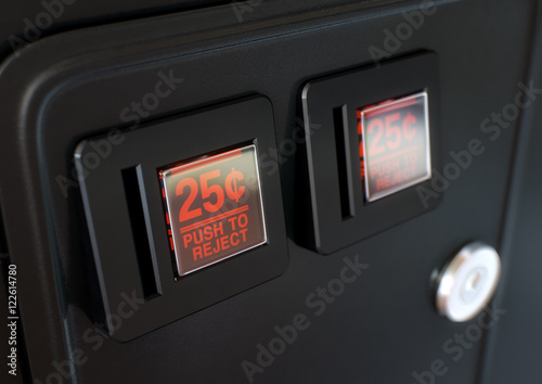 Arcade Machine Coin Slot Panel