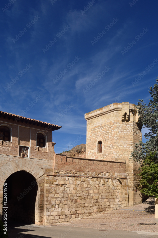 Puerta Alta (high door) in medieval town of Daroca, Zaragoza province, Spain Puerta Alta (high door) in medieval town of Daroca, Zaragoza province, Spain