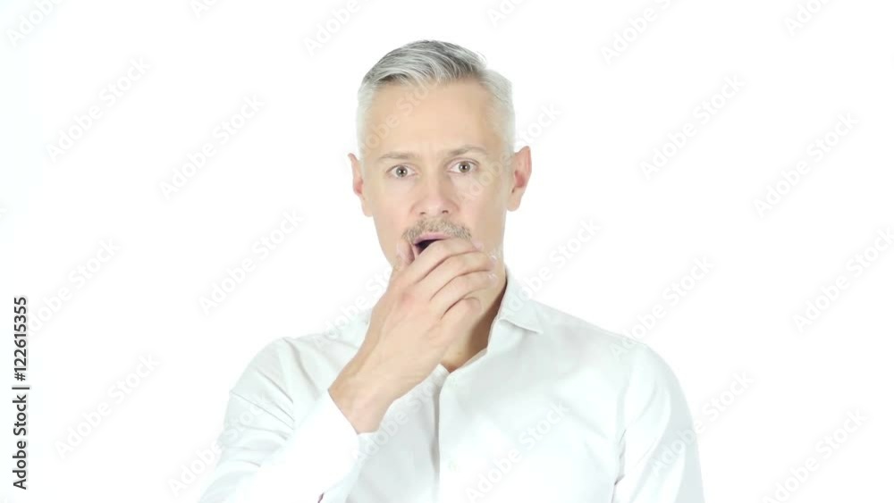 Amazed , Shocked Businessman , Portrait White Background Amazed , Shocked Businessman , Portrait White Background