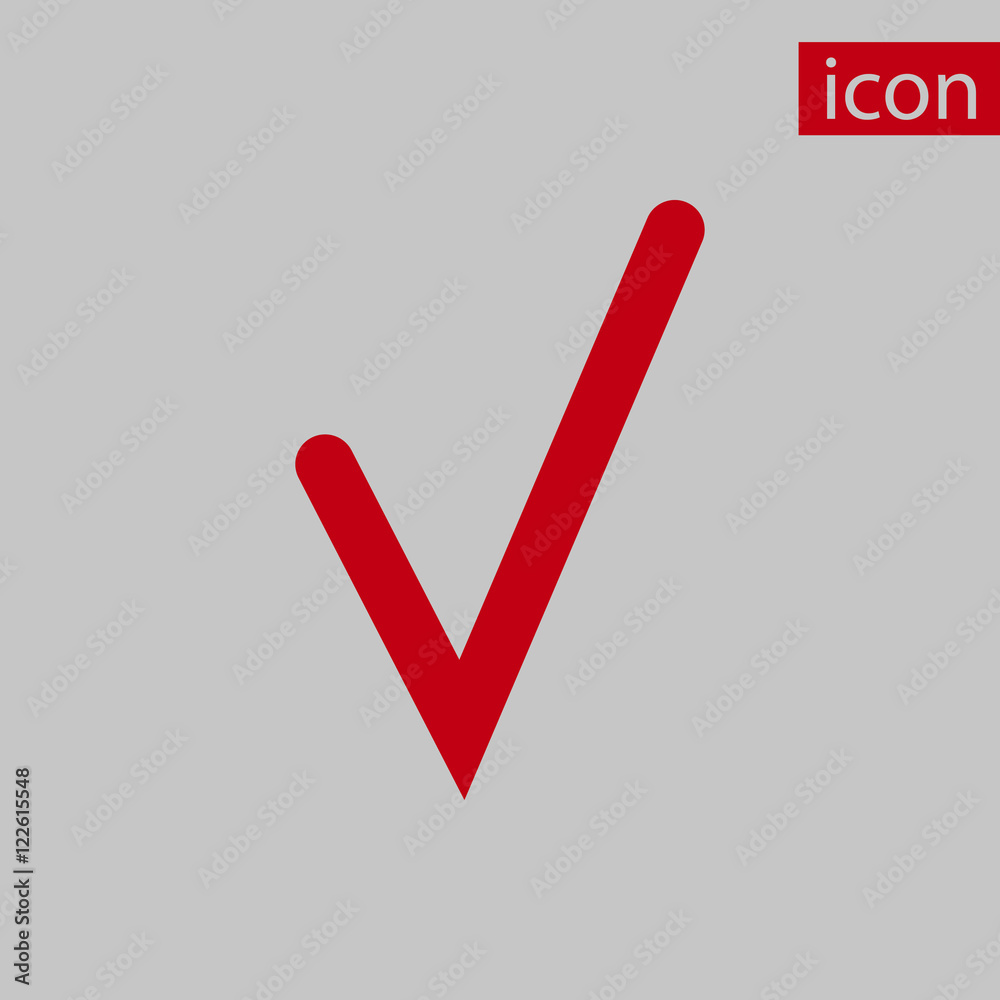 check icon stock vector illustration flat design check icon stock vector illustration flat design