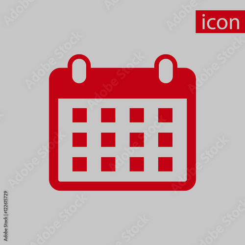 calendar icon stock vector illustration flat design