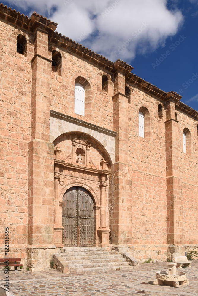Church of Fuentes de Giloca, Zaragoza province, Aragon, Spain