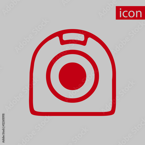 Free Download web camera icon stock vector illustration flat design - GFXLoad