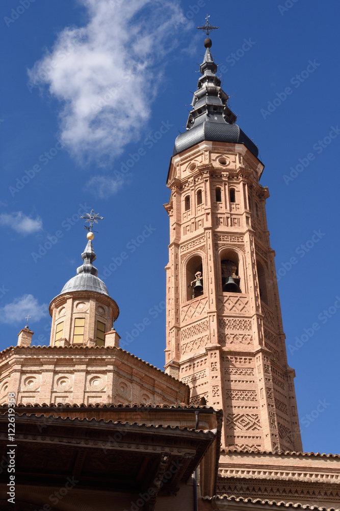 Collegiate church of Santa Maria la Mayor, Calatayud. Zaragoza province, Spain