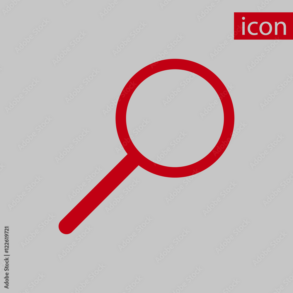 search icon stock vector illustration flat design search icon stock vector illustration flat design