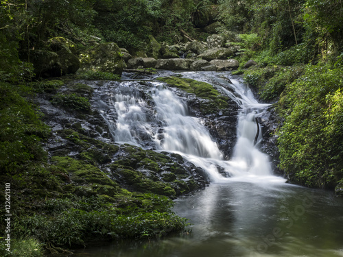 Fototapeta Naklejka Na Ścianę i Meble -  Rain Forest Waterfall