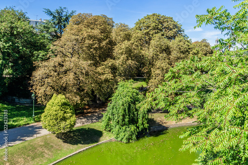 Parc des Buttes-Chaumont (1867) - fifth-largest park in Paris.