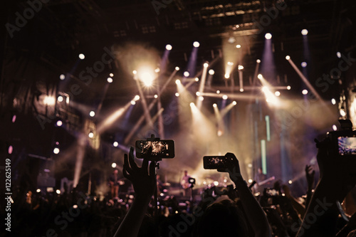 Crowd at a open air concert