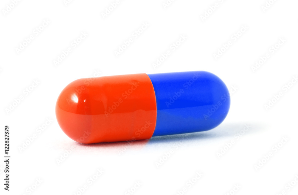 pills capsules isolated on white background pills capsules isolated on white background