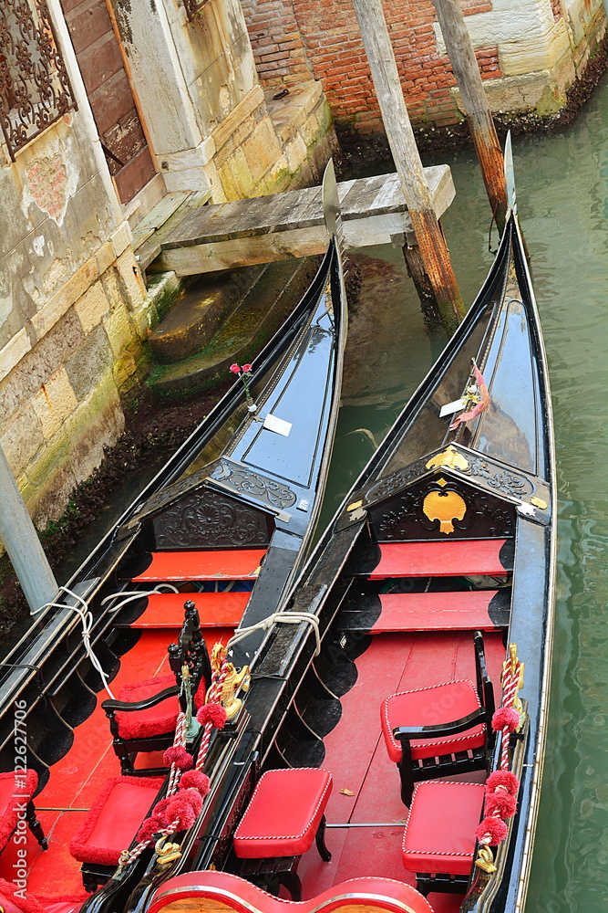 The traditional boat in Venice called 