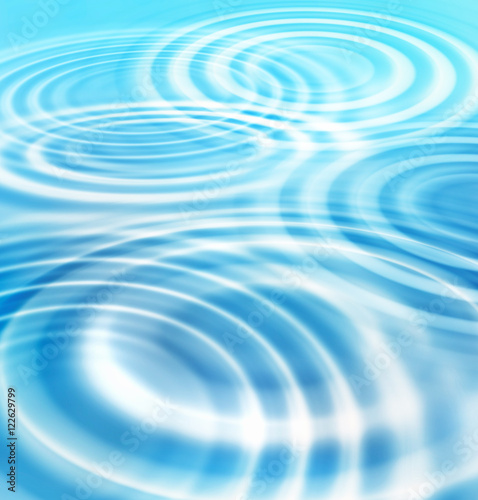 Abstract background with concentric ripples