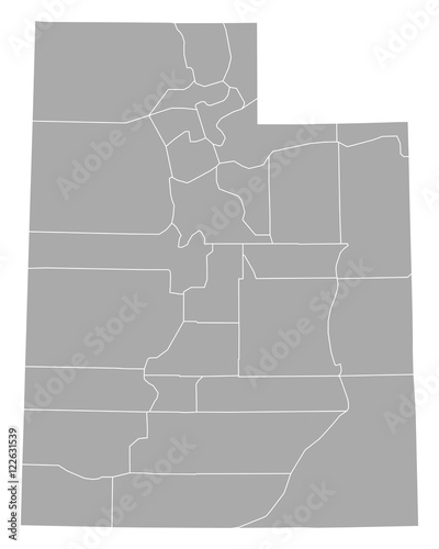 Karte von Utah