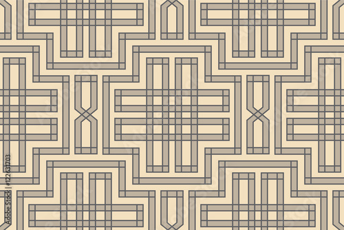 Retro repetitive wallpaper - Vintage vector pattern