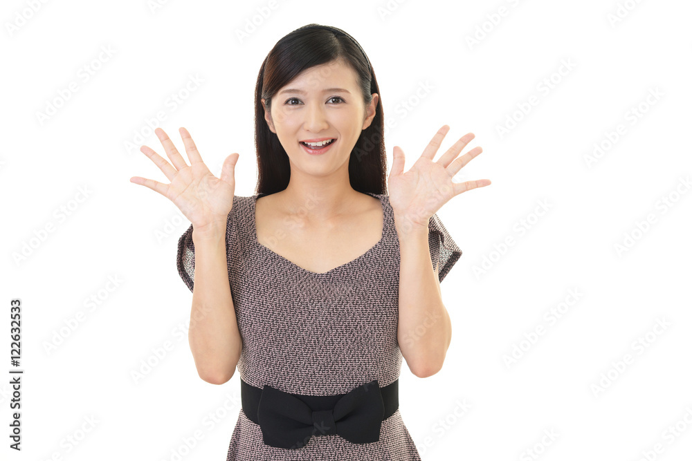 笑顔の女性 笑顔の女性