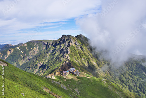 横岳と赤岳天望荘