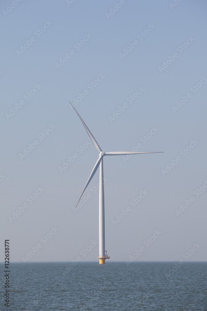 Windturbines  in the water producing alternative energy