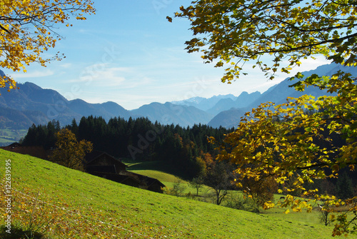 The Salzachtal from Gasteig near Golling photo