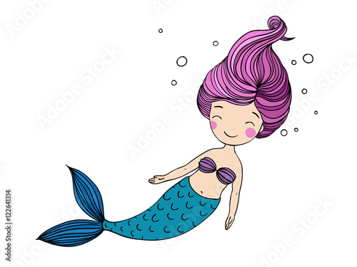 Beautiful little mermaid.