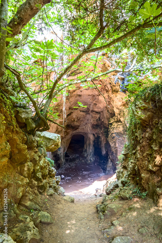 Cova des Coloms – the biggest natural cave at Menorca photo