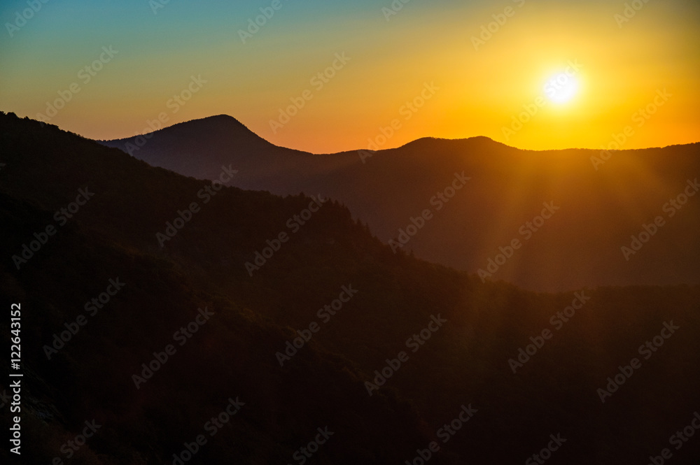 Obraz premium Blue Ridge Parkway