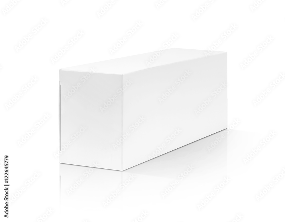 blank packaging white paper cardboard box isolated on white back blank packaging white paper cardboard box isolated on white back