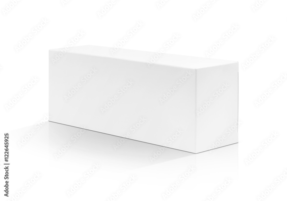blank packaging white paper cardboard box isolated on white back blank packaging white paper cardboard box isolated on white back