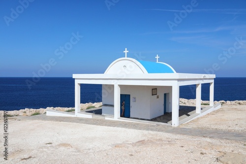 Cyprus landmark - white church