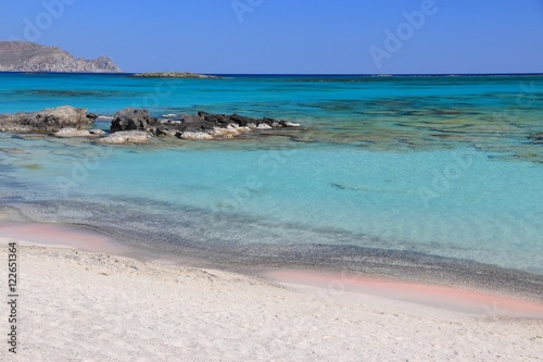 Crete pink beach - Elafonisi beach