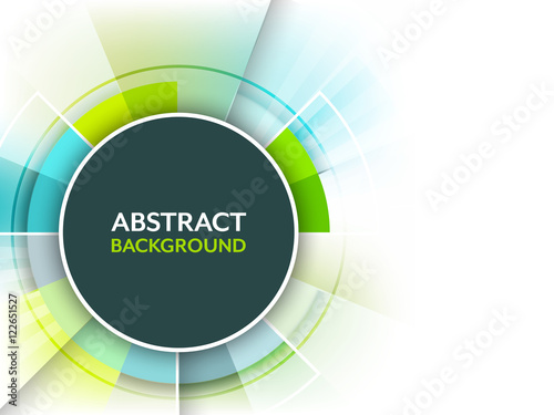 Abstract background with a circular space for text.