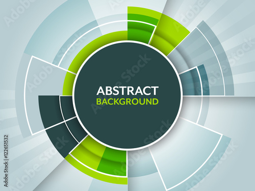 Abstract futuristic vector background with circular pattern.
