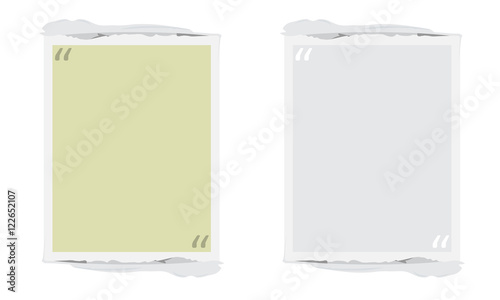 Vector Quote Box with Grunge style text box