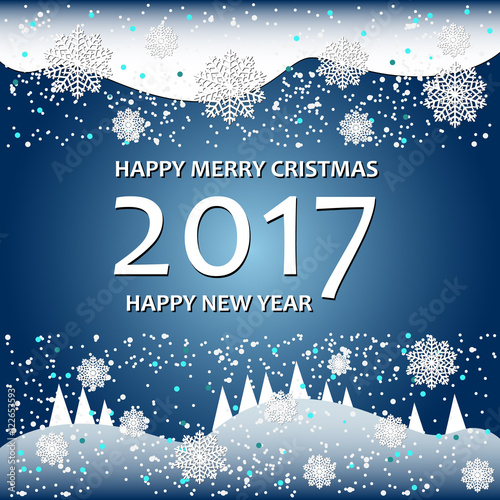 Falling snow vector illustration for winter design