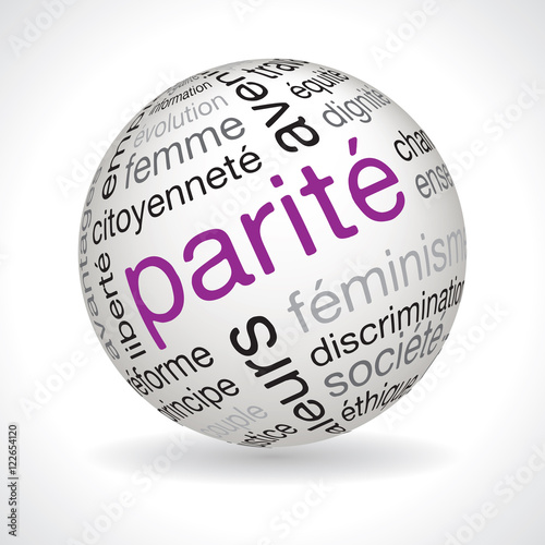 French parity theme sphere photo