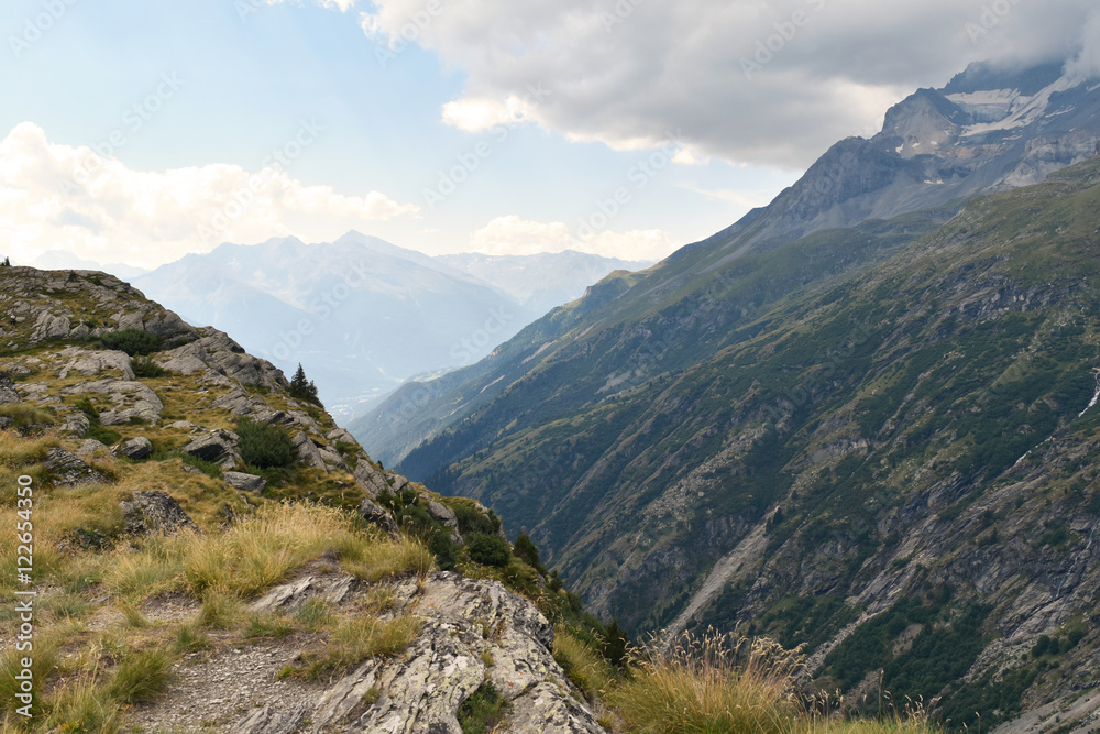 Fototapeta premium A precipice in Vanoise National Park, France