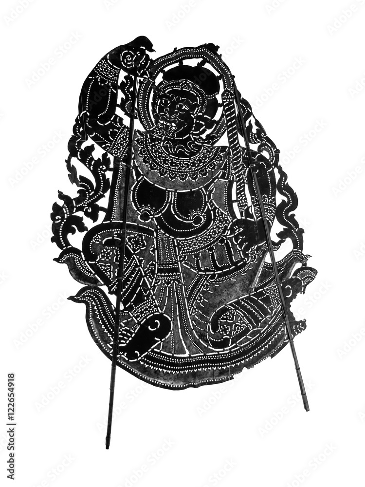 Thai ancient shadow play - Shadow puppet