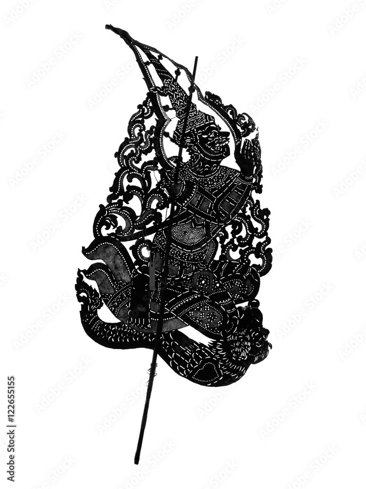 Thai ancient shadow play - Shadow puppet